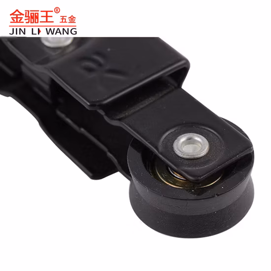 Nylon Sliding Roller Pulley for Door and Aluminium Alloy Slide Window Double Wheel Metal Galvanized Spray Hardware Fitting for Middle and South America Market