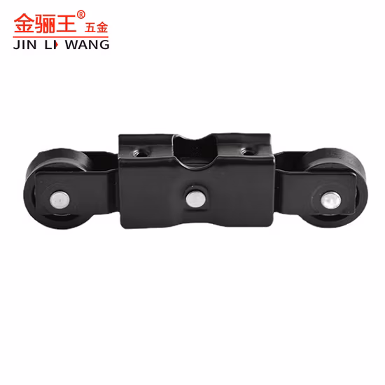 Nylon Sliding Roller Pulley for Door and Aluminium Alloy Slide Window Double Wheel Metal Galvanized Spray Hardware Fitting for Middle and South America Market