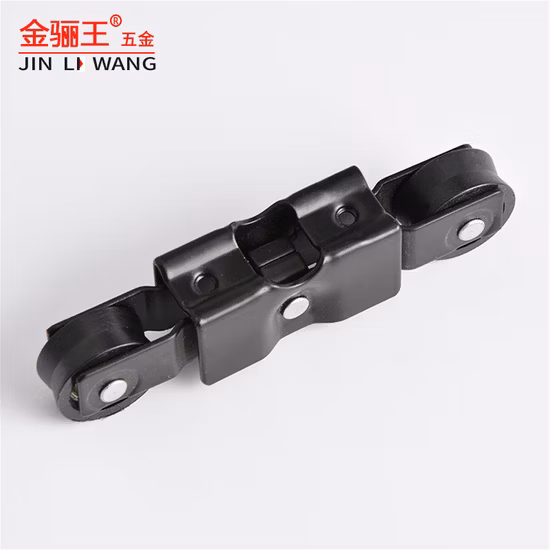 Nylon Sliding Roller Pulley for Door and Aluminium Alloy Slide Window Double Wheel Metal Galvanized Spray Hardware Fitting for Middle and South America Market