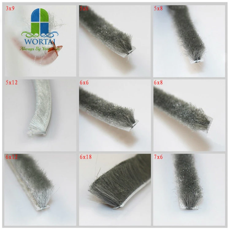 High Quality Sliding Door and Window Wool Pile with High Performance Weather Strip