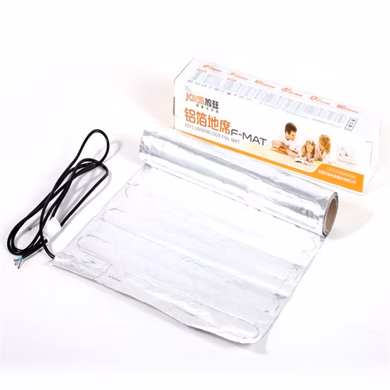 Aluminum Foil Under Wood Heat Mat Kit Warm Floor Electr Heater Mat