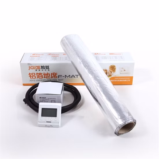 Aluminum Foil Under Wood Heat Mat Kit Warm Floor Electr Heater Mat