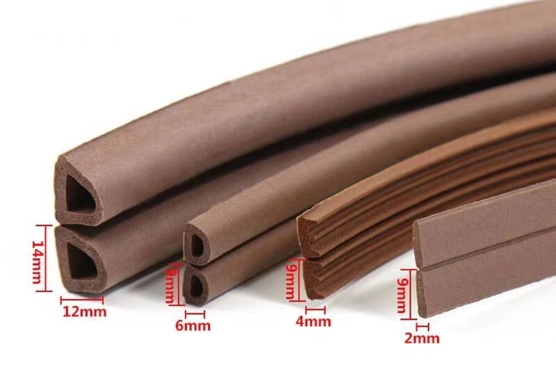 D/E Shape Self Adhesive EPDM Foam/Sponge Rubber Seal Strip for Door