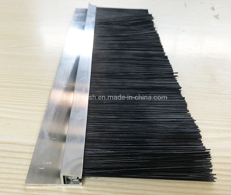 Industrial Customized H Type Aluminum Door Bottom Seal Brush