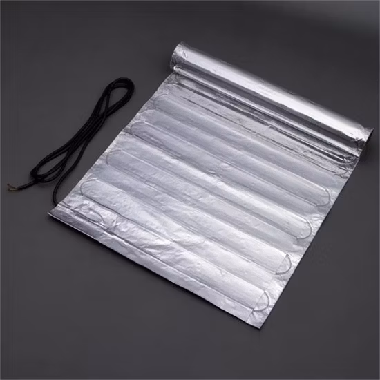 Aluminiumfolie unter Holz-Heizmatten-Set, warme Boden-Elektro-Heizmatte